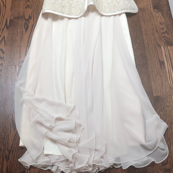 Couture Jacket and Skirt with chiffon layer - Picture 2 of 8